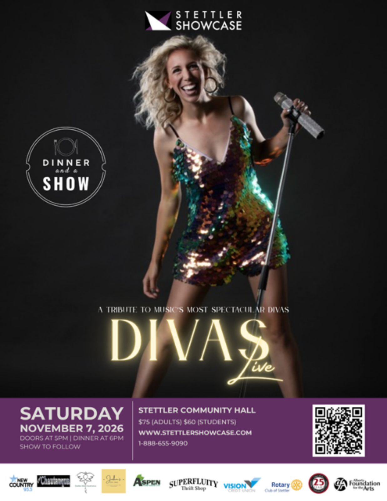 Dinner Show 8 5 x 11 Print Poster