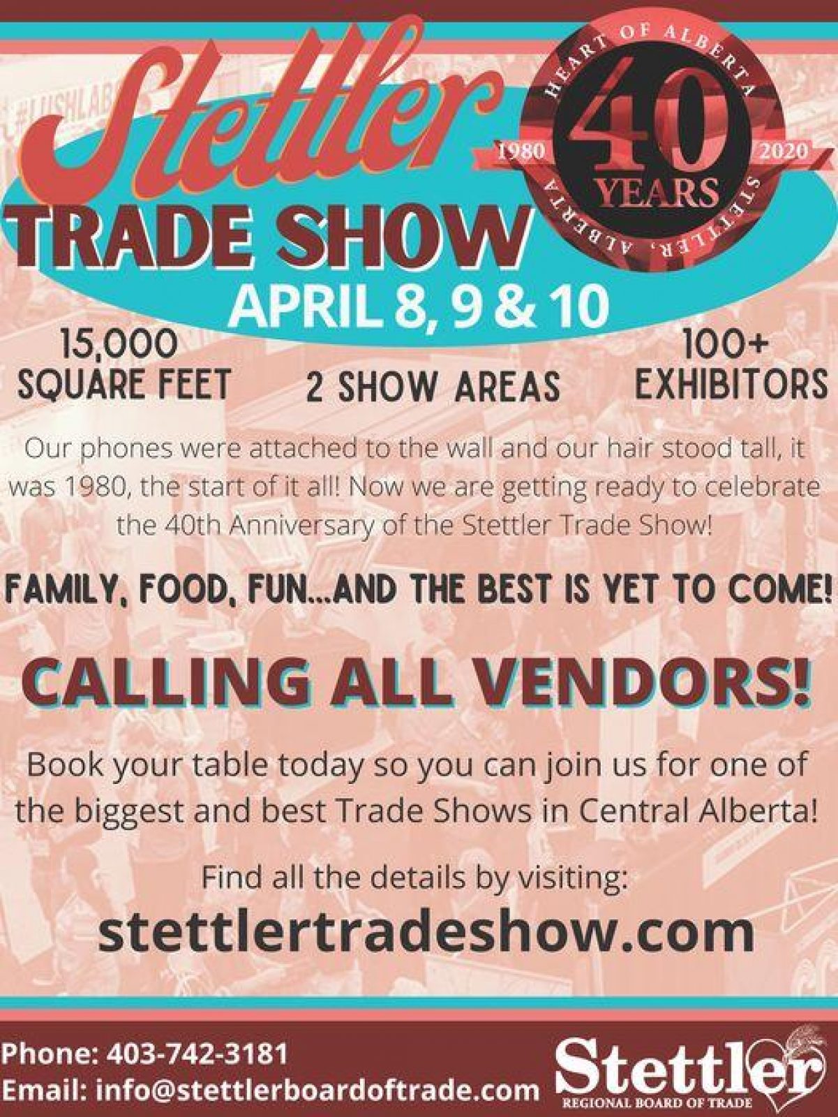 Stettler trades show vendors call