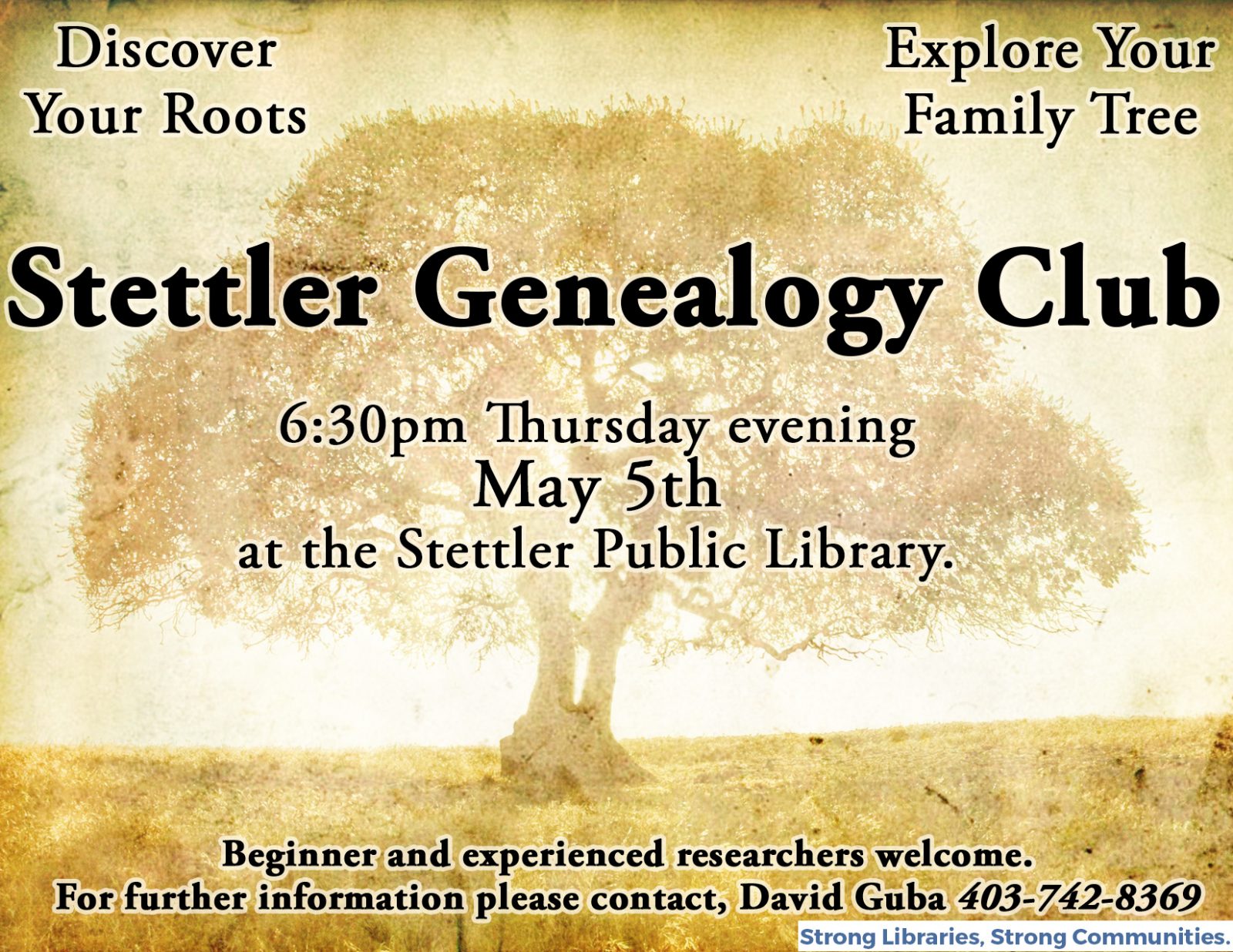 Stettler Genealogy Club May 2022