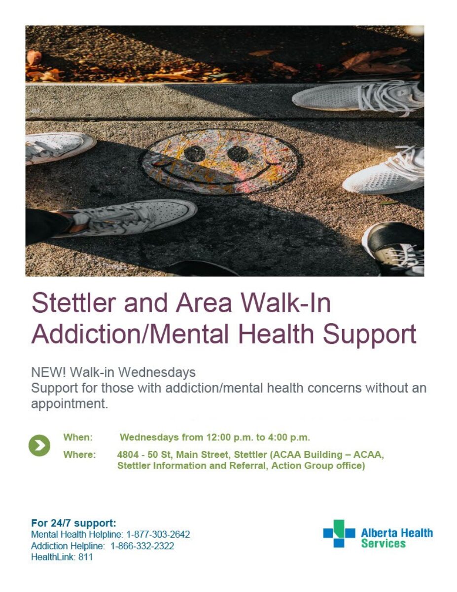 Updated Walk In AMH Stettler Walk In Clinic Poster November 2022 0031024 1