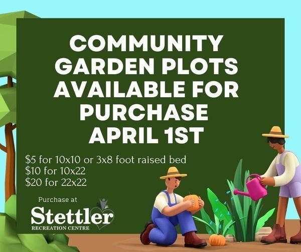 Community garden plots