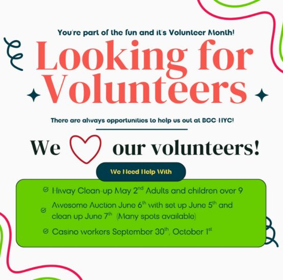 Looking for Volunteers